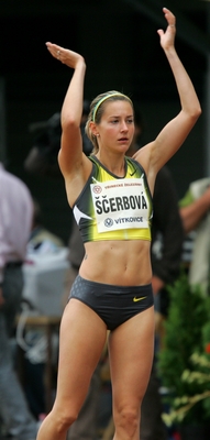 Atletka Denisa Ščerbová.