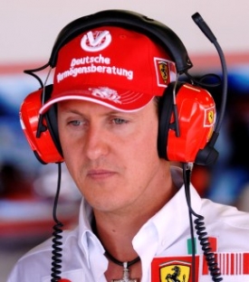 Sedminásobný mistr světa F 1 Michael Schumacher. Utká se s Hamiltonem?