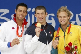 Fenomén. Phelps získal sedmou zlatou.