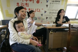Mladé Vietnamky na kurzu korejštiny.