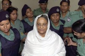 Bývalá premiérka Bangladéže Šajch Hasína Vadžídová