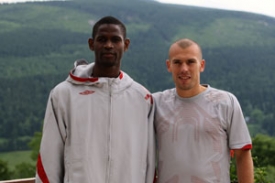 Ronaldo Šiklič a Amaudo Cissé.