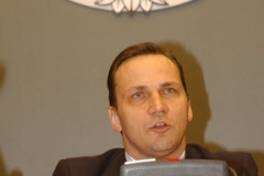 Odstupující polský ministr obrany Radoslaw Sikorsky.