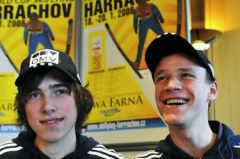 Reprezentanti Antonín Hájek (vlevo) a Roman Koudelka.