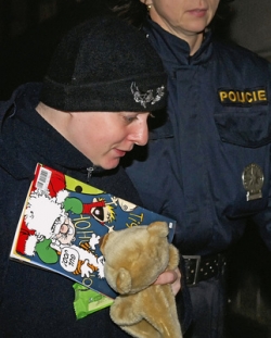 Policisté převezli 10. ledna ve dvě hodiny ráno Barboru Škrlovou.