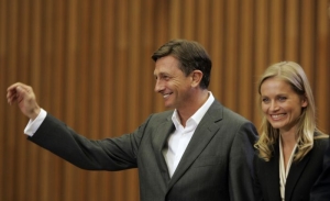 Překvapivý vítěz slovinských voleb Borut Pahor.