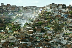 Chudinská čtvrť v Caracasu.