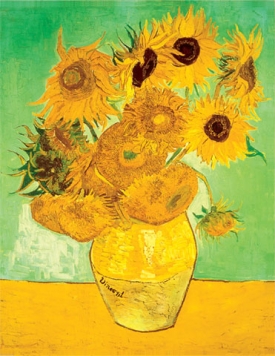 Mezi falzifikáty nechybí Van Goghovy Slunečnice.