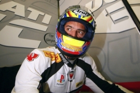 Jakub Smrž při přípravě na závod 24 hodin Le Mans