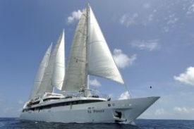 Luxus na vlnách - výletní jachta Ponant.