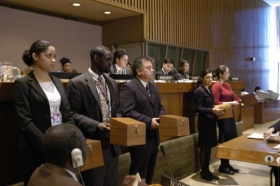 Volba soudců ICC. New York, OSN, leden 2006.