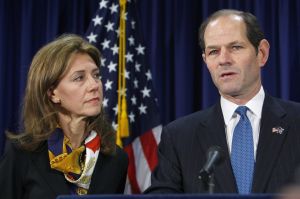 Guvernér Eliot Spitzer se svou ženou