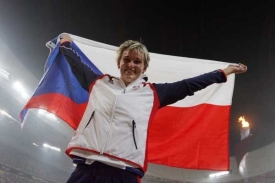 Barbora Špotáková na Olympiádě v Pekingu zvítězila.