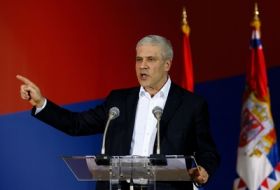 Srbsk&yacute; prezident Boris Tadič.