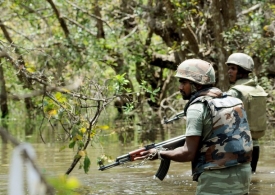 Srínlaští vojáci operují na území tamislkých tygrů v Mannaru.