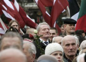 Pochod veteránů SS v Rize