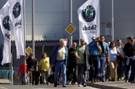 Stávka ve Škoda Auto