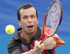Tenista Radek Štěpánek na turnaji v Sydney.