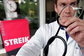 Rakouští lékaři stávkují kvůli navrhované reformě zdravotnictví.