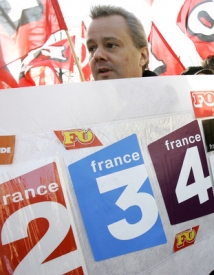 Stávka pracovníků francouzských veřejnoprávních médií.