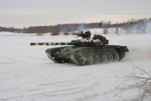 Nebezpečný náklad, který mohl padnout do rukou rebelů: T-72.