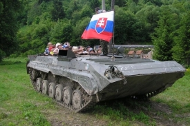 Slovenský turistický tank.