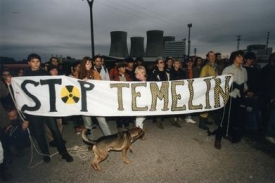 Blokáda jaderné elektrárny Temelín