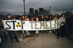 Blokáda hranic kvůli jaderné elektrárně Temelín
