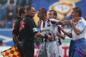 Tomáš Řepka neudržel nervy na uzdě v zápase Sparty proti Teplicím.