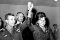 Valentina Těreškovová a Jurij Gagarin