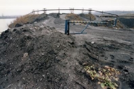 Těžba uhlí na Ostravsku.