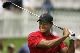Tiger Woods na golfovém US Open.
