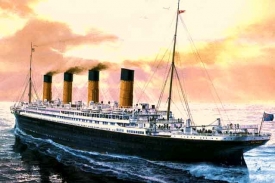 Ilustrace lodi Titanic