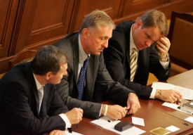 Premiér Topolánek byl se schválením návrhu na rozpočet spokojen.