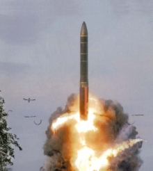 Odpálení rakety Topol-M.