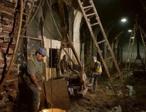 Rekonstrukce tunelů pod Londýnem.
