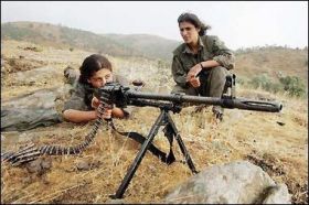 V řadách PKK bojuje nemálo žen.