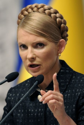 Šéfka ukrajinské vlády Tymošenková.