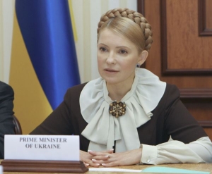 Ukrajinská premiérka Tymošenková vytáhla do boje s finanční krizí.