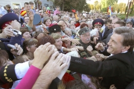 volebn&iacute; kampaň na Ukrajině, prezident Viktor Ju&scaron;čenko