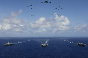 Cvičení amerického námořnictva na Guamu