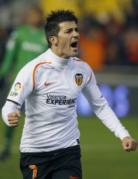 Fotbalový útočník David Villa. V dresu Valencie už zřejmě hrát nebude.