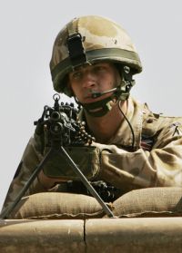 Britský voják v Iráku