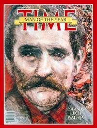 Magazín Time vyhlásil Walesu mužem roku 1982.