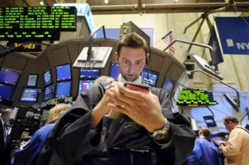 Americká burza New York Stock Exchange na Wall Street.
