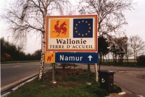 Belgicko-francouzská hranice.