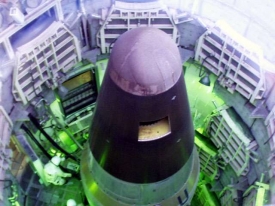 Silo s raketou Titan II nesoucí jaderné hlavice.
