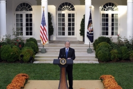 George Bush přijme premiéra Topolánka 29. října.