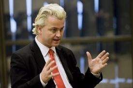 Krajně pravicový nizozemský poslanec a filmař Geert Wilders.