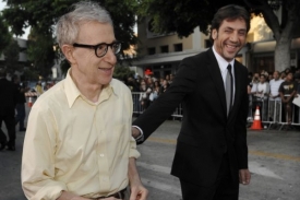 Režisér Woody Allen (vlevo) a herec Javier Bardem.